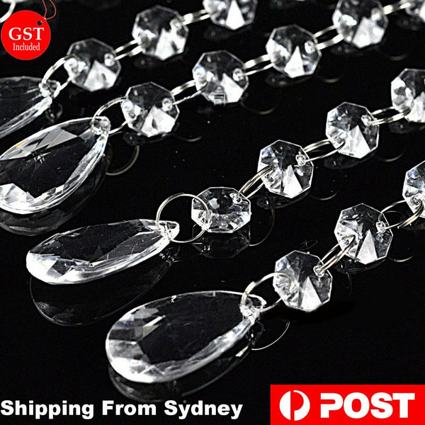 Hanging Bead Curtain Bead Acrylic Crystal Chandelier Pendants Parts Beads Weddin