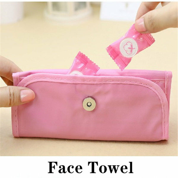 Disposable Cotton Compressed Washcloth Face Towel Wet Wipe travel AU