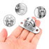 4PCS Pulley Block Wall Ceiling Mount Bearing Pulley Wheel Silent Fixed Pulley