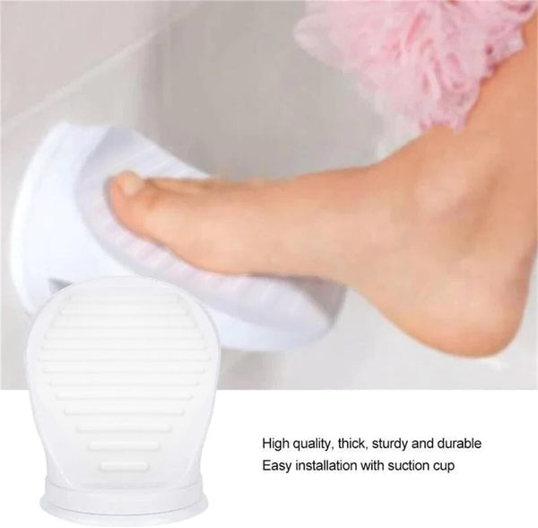 Suction Cup Shower Foot Rest Bathroom Non-slip Foot Step for Washing / Shaving