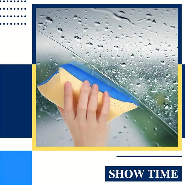 10 Pack Car Window Cleaning Sponges – Microfiber Windshield Defogger Pads for Auto Glass
