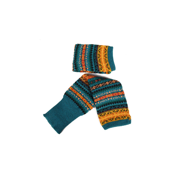 Women’s Winter Knit Leg Warmers – Soft Knee High Boot Socks