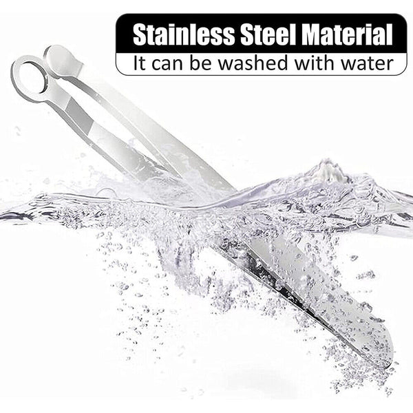 Nasal Cleaning Trimmer Round Tip Stainless Steel Nose Hair Trimming Tweezers
