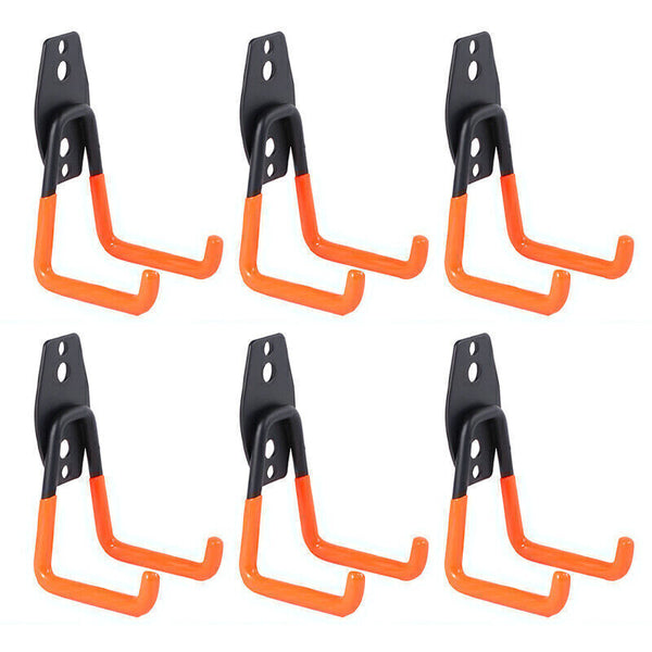 Heavy Duty Garage Wall Hooks Bike Storage Mount Hangers Tool Organizer Workshop