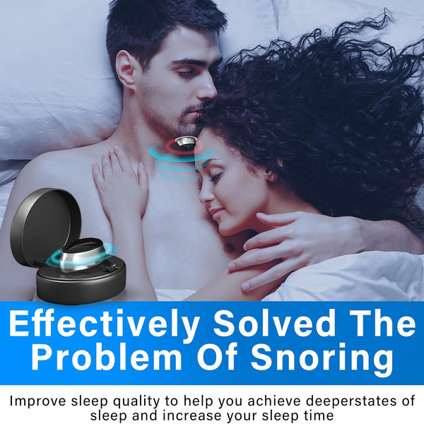 Anti Snoring Device Micro Sleep Apnea Electric Stop Snore Aid Stopper CPAP Noise