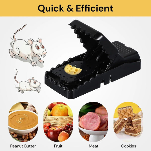 Mouse Traps Reusable Mice Rat Trap Safe Snare Catcher Mousetrap for Family Pet