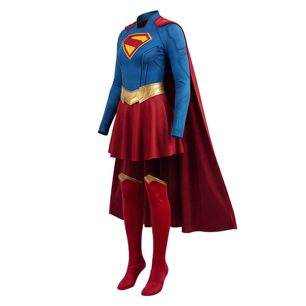 Halloween Kids Adult Fancy Dress Book Week Supergirl Kara Zor-El Cosplay Costume