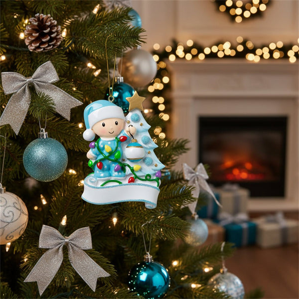 Babys First Christmas Ornaments Personalised Ornament Festive Decor Xmas Gift