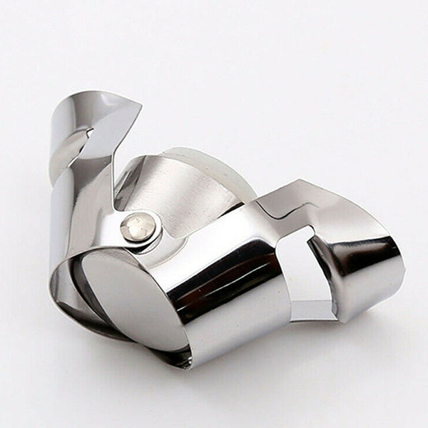 Wine Champagne Stopper Stainless Steel Reusable Sparkling Plugs Bottle Sealer AU