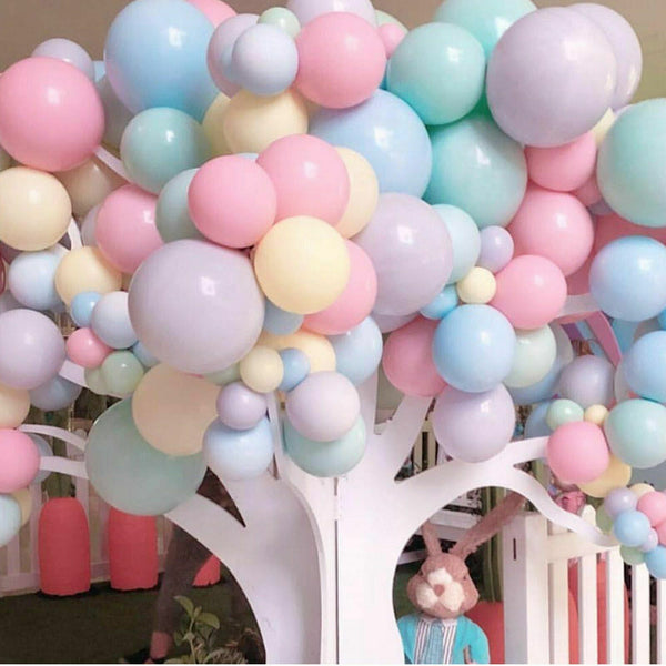 12cm-90cm Macaron Chrome Latex Retro Balloons Birthday Balloon Birthday Wedding