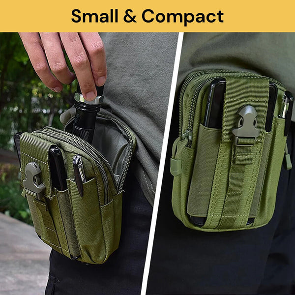 Universal Tactical Mobile Phone Belt Pack Bag Molle Waist Military Holster Pouch