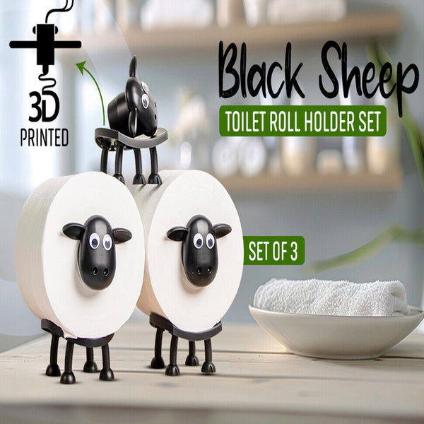 Sheep Toilet Roll Holder Stackable Home Bathroom Vanity Night Stand Rack