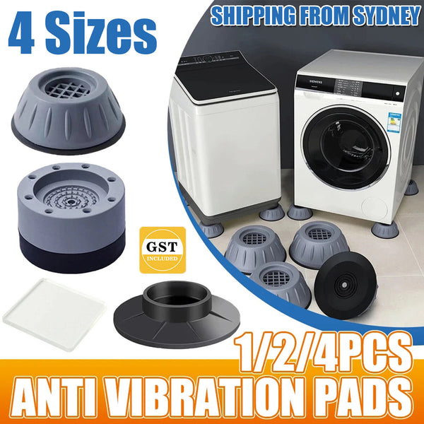 4x Washing Machine Support Pads Anti Vibration Leg Stopper Foot Pad Feet Pads AU
