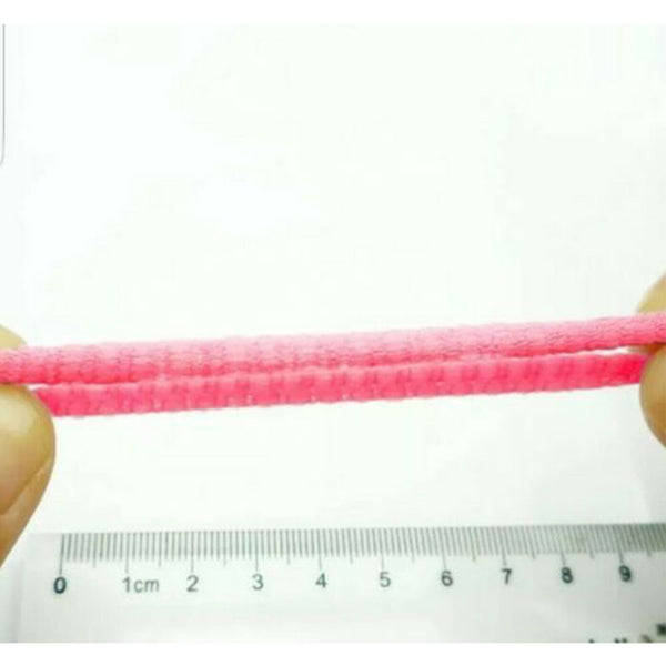 50x Mini Baby Toddler Hair Ties Seamless Elastic Soft Small Kids Pastel AU STOCK