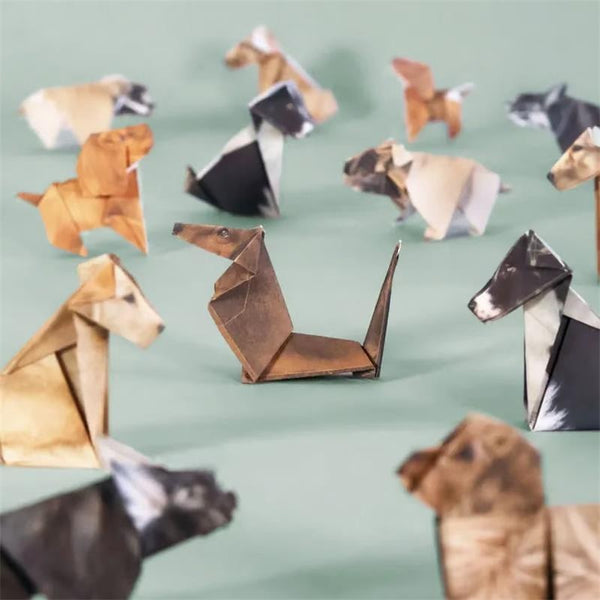 DIY Paper Cats - 50 Sheets DIY Origami Paper To Fold Cute Cat Figures Halloween