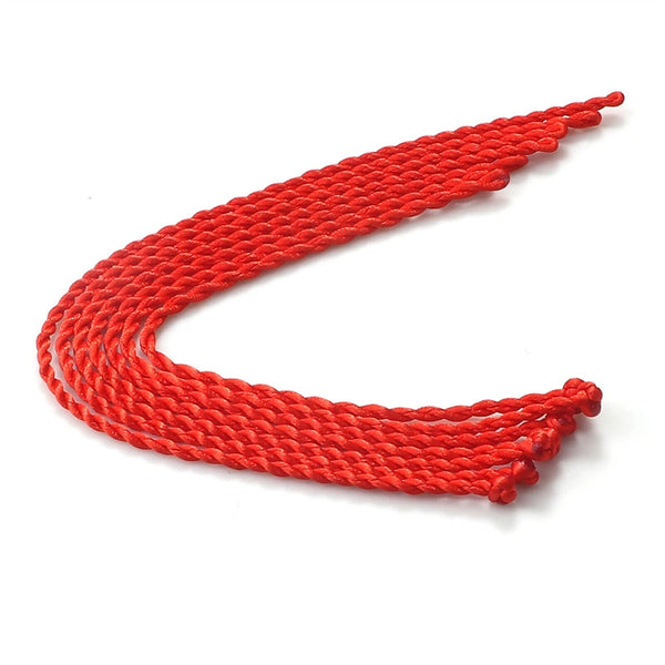 50PCS Handmade Red String Of Fate Protection Love Lucky Rope Friendship Bracelet