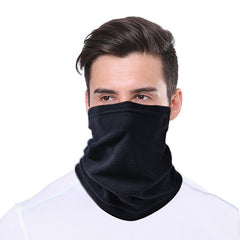 Winter Fleece Neck Warmer Snood Scarf Beanie Hat Ski Balaclava Unisex