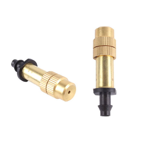10-50x Adjustable Misting Nozzle Garden Patio Water Mister Brass Spray Sprinkler