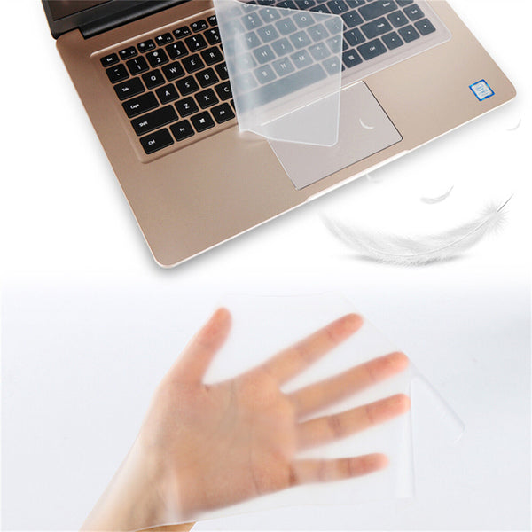 Transparent Silicone Laptop Keyboard Cover Universal Waterproof Dust Proof Clear