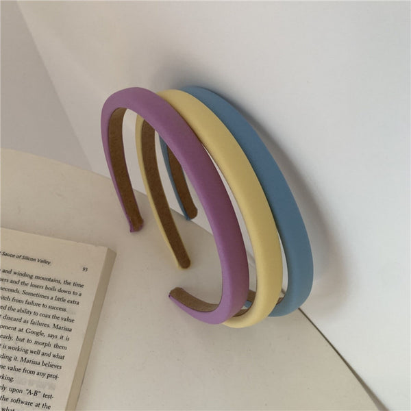 68pcs Girls Womens Plain Satin Alice Band Headband 10mm Ribbon Hoop Hair Band AU