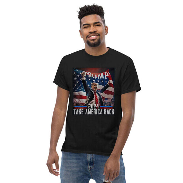 Trump T-Shirt Shot T Shirt Top Donald Trump 2024 Never Surrender Shooting Fight