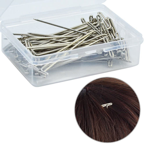 UP TO 200PCS Silver Metal T Pins 32/38/55mm Modelling Crafts Sewing Macrame Wigs