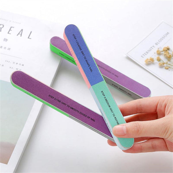 10-200Pcs Nail Sanding Block Buffer Files Art Sand Surface Manicure Buffing AUS