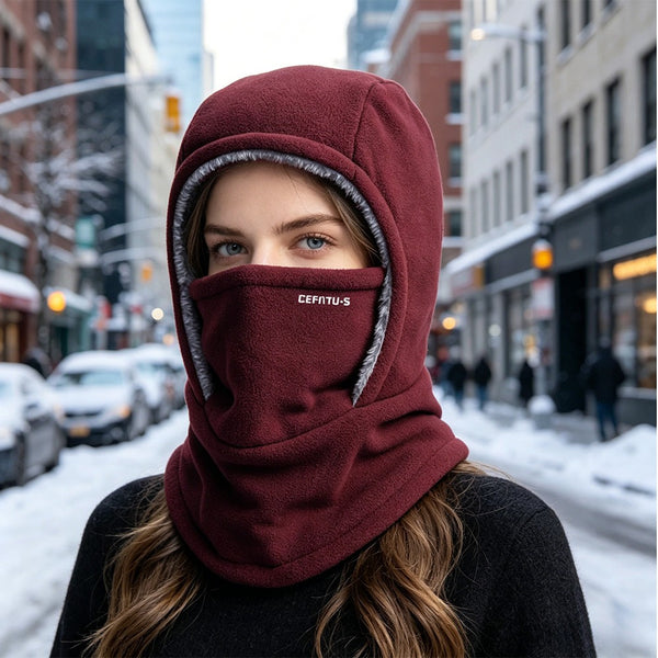 Balaclava Winter Thermal Fleece Hood Cap Ski Sports Face Mask Hat Neck Warmer