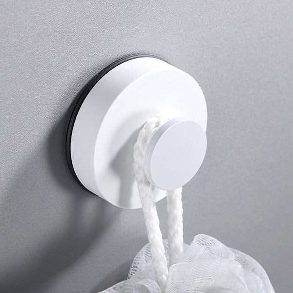 2x Wall CupSucker Bathroom Kitchen Hook Hanger Window VacuumSuction Shower Towel