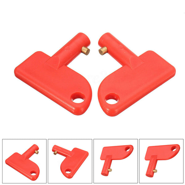4PCS Spare Kill Universal Power Off Battery Cut Car Isolator Switch Key