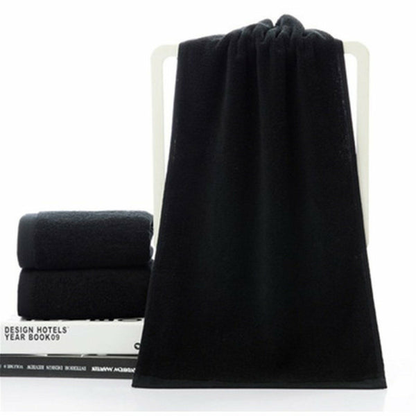 Microfiber Towel GYM Sport Footy Travel Camping Swimming Drying Microfibre Black