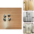 Set of 4 Shower Screen Door Rollers Runners Wheels Spare Parts FLAT Profile Top