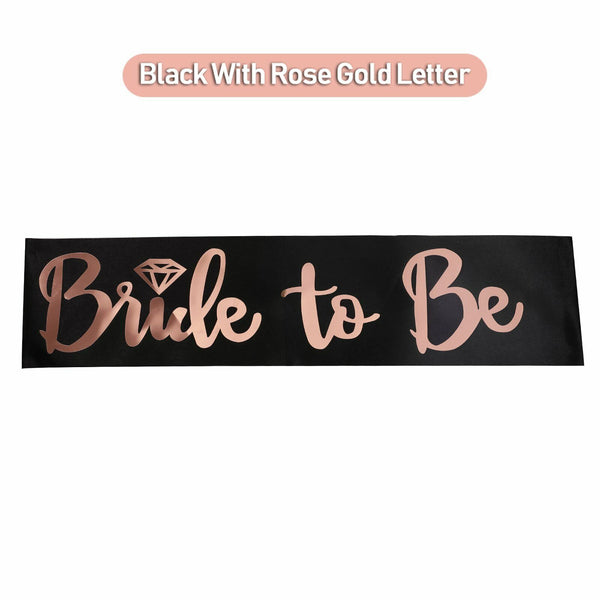 Team Bride To Be Sash Hens Do Party Rose Gold Wedding Sashes Bridal Shower AUS