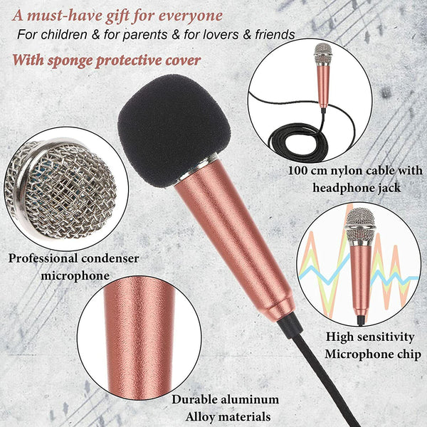 Microphone Portable Vocal Instrument Mic For Mobile Phone Laptop Notebook