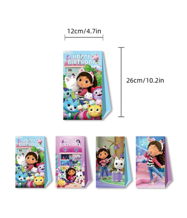 Gabby's Party Tableware Party Supplies Girls Birthday Banner Topper Balloon
