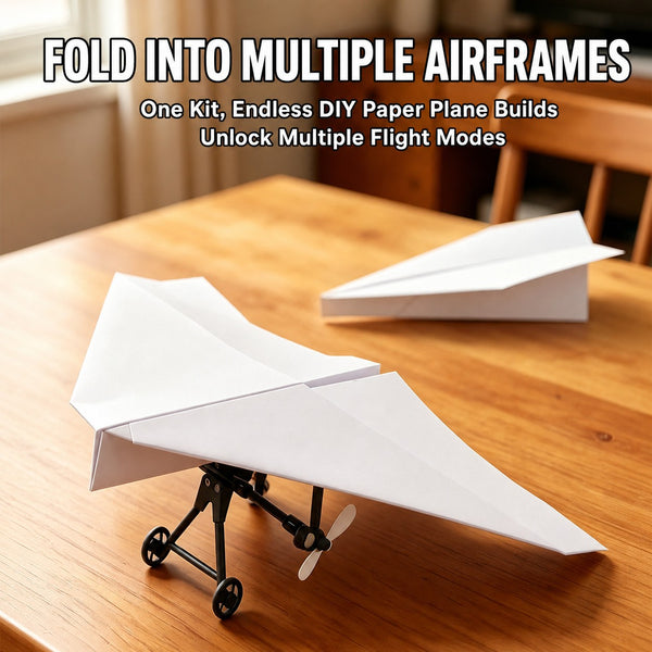 One RC power kit folds into multiple paper airframes for endless DIY plane builds - Lets Party