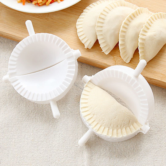 2Styles Dumpling Maker Mold Stainless Steel Dough Press Making Mould Tools AU