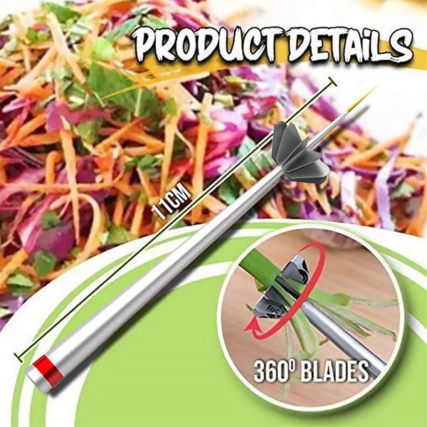 Scallion knife portable kitchen cutter for slicing green onions and spinach AU