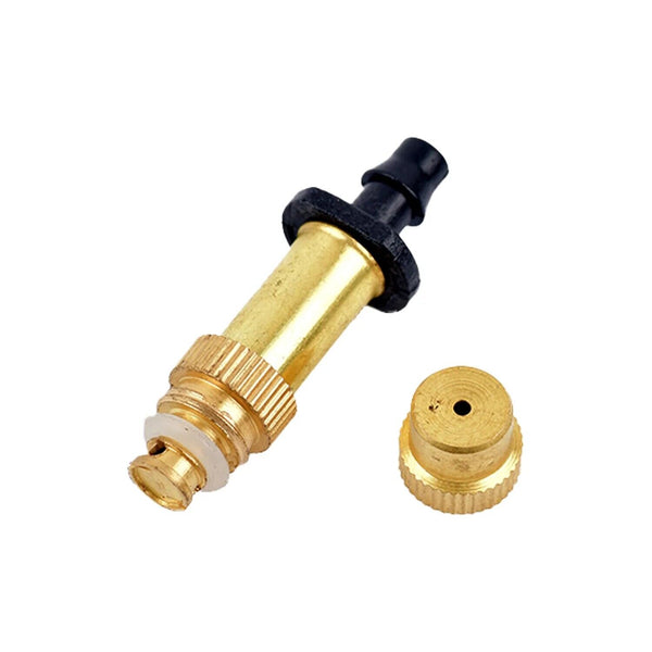 10-50x Adjustable Misting Nozzle Garden Patio Water Mister Brass Spray Sprinkler