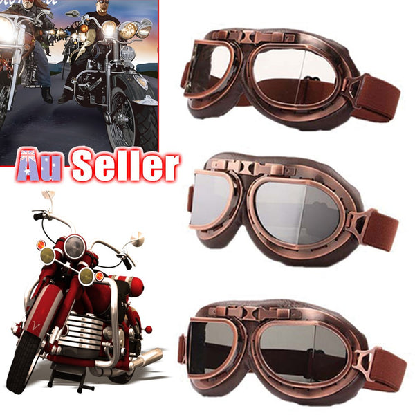 Retro aviator pilot costume goggles