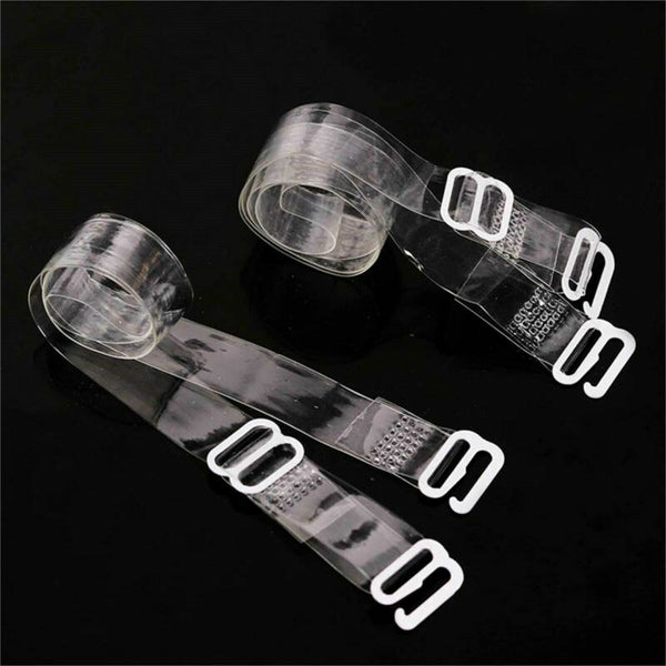 Invisible Bra Straps Transparent Elastic Shoulder Strap Adjustable AU