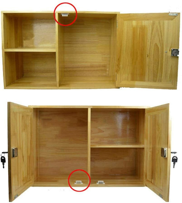 21 Sets Magnetic Door Catch Latch Cabinet Cupboard Wardrobe Door Catch with Screws