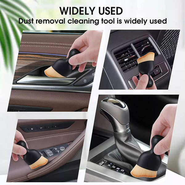 4PCS Car Detailing Brush Set Soft Bristle Interior Cleaning Brushes
