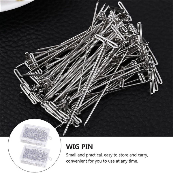 UP TO 200PCS Silver Metal T Pins 32/38/55mm Modelling Crafts Sewing Macrame Wigs