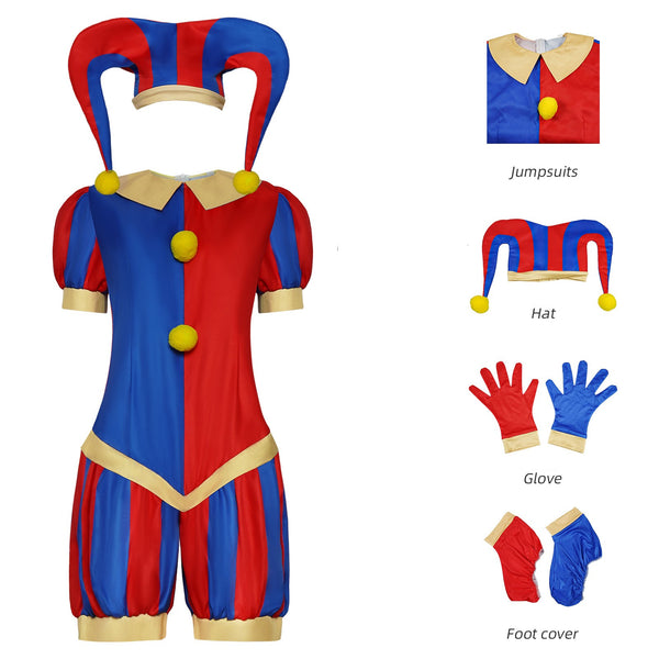 Kids and adult jester costume sizes