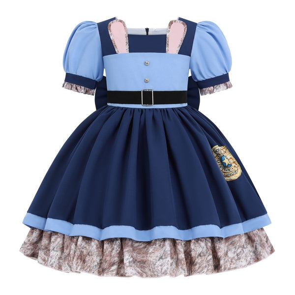 Girls Zootopia Judy Hopps Police Officer Costume Cosplay BookWeek Party Birthday