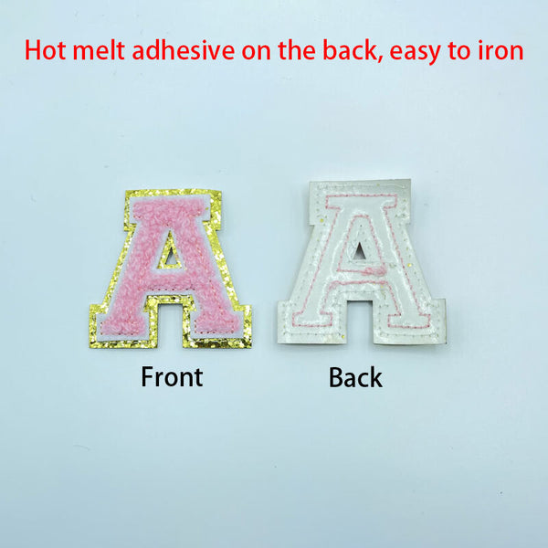 26PCS A-Z Embroidery Letter Patches – Iron-On Alphabet DIY Patches