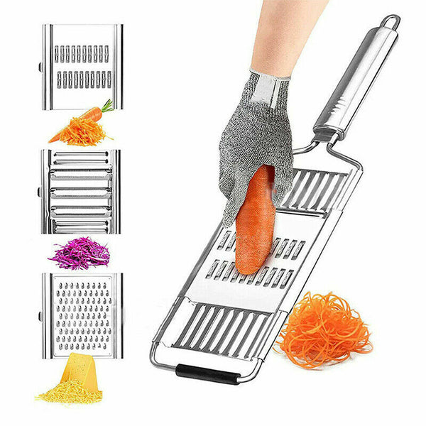 MULTIFUNCTIONAL FOOD CUTTER MULTI-PURPOSE VEGETABLE SLICER CUTS CHOPPER GRATER