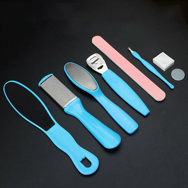 8/10X  Manicure Foot Rasp File Hard Dead Skin Remover Pedicure Peeling Tools Kit