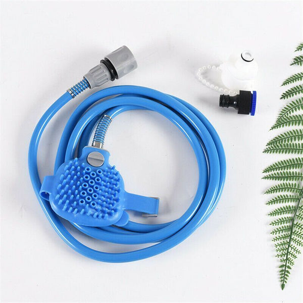 Pet Dog Cat Bathing Sprayer Washing Massage Cleaner Shower Hose Brush Silicone